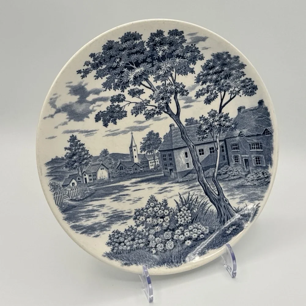 Vintage Holmar English Village Blue 10